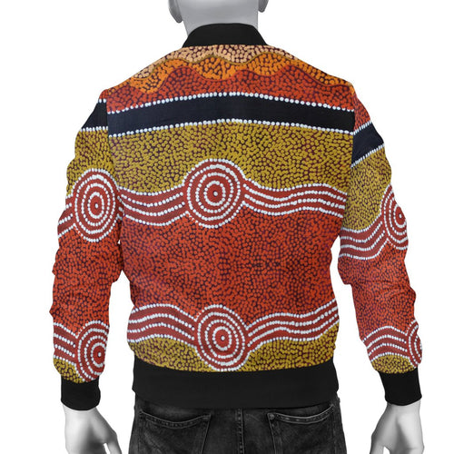 bomber-jacket-aboriginal-dot-style