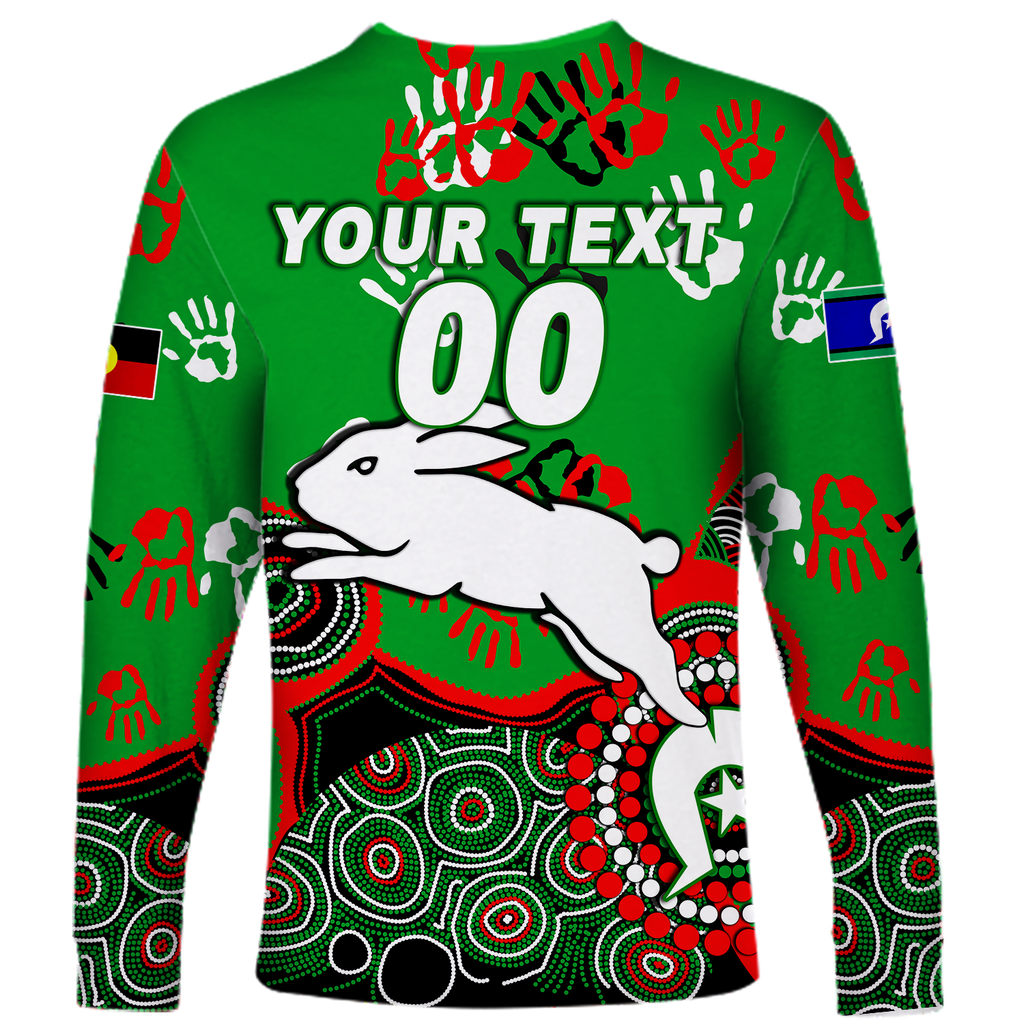 custom-personalised-rabbitohs-rugby-naidoc-2022-aboriginal-long-sleeve-shirt