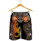 aboriginal-mens-shorts-lizard-sunshine