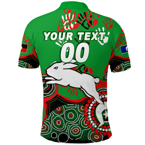 custom-personalised-rabbitohs-rugby-naidoc-2022-aboriginal-polo-shirt