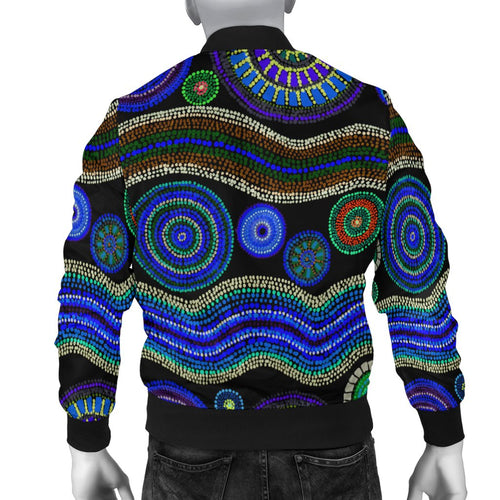 bomber-jacket-aboriginal-dot-unique-style-blue
