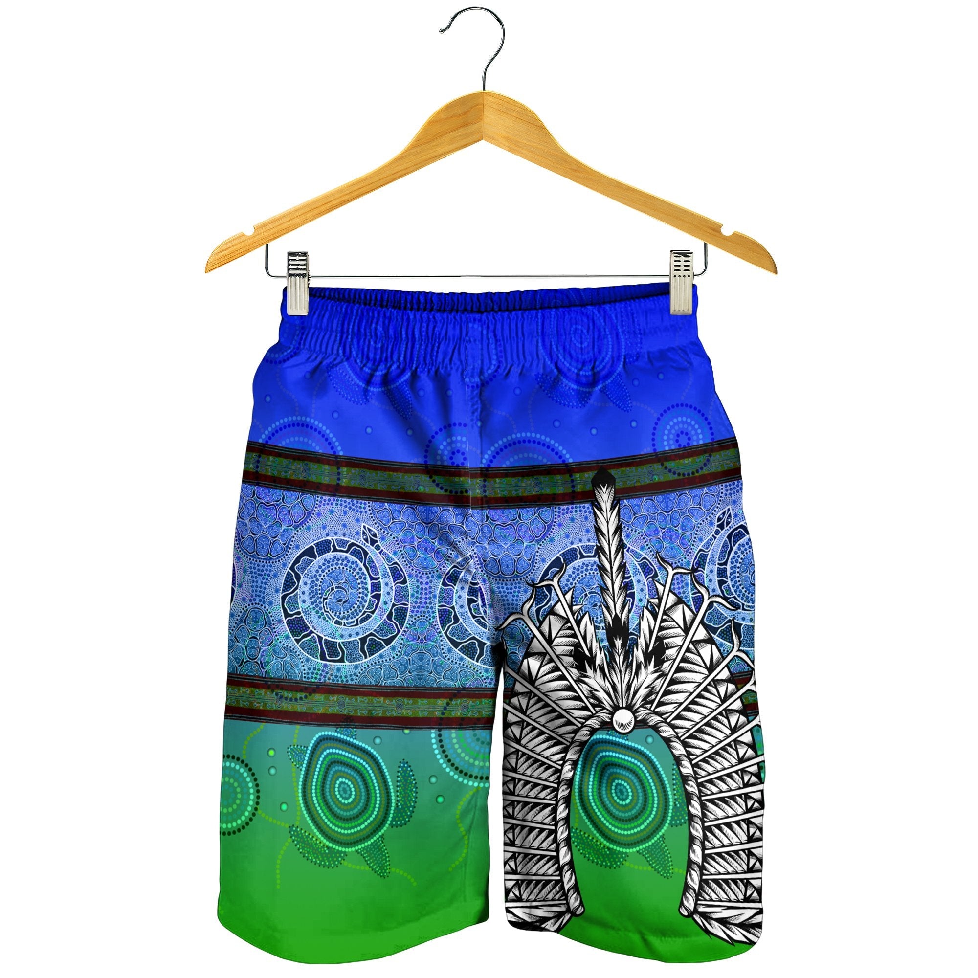men-short-turtle-with-dhari-mask-snake-patterns