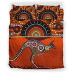 aboriginal-bedding-set-kangaroo-with-dot-painting