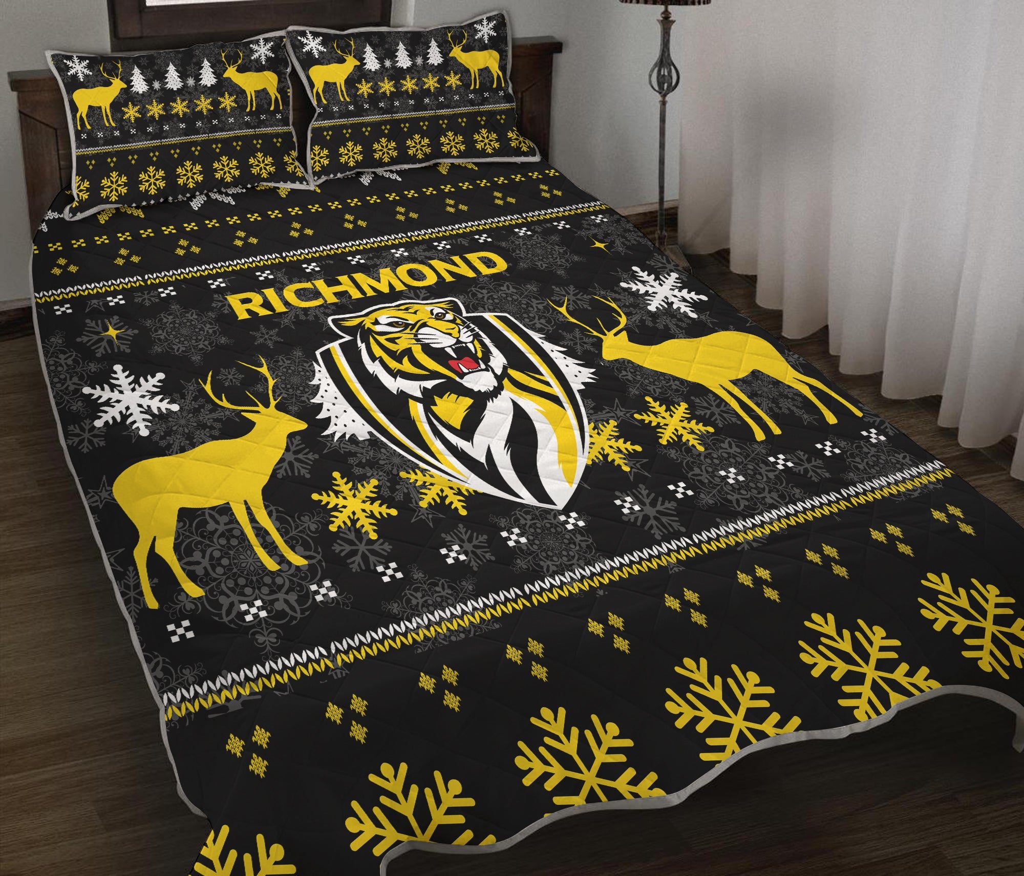 richmond-football-club-quilt-bed-set-christmas-ugly-style
