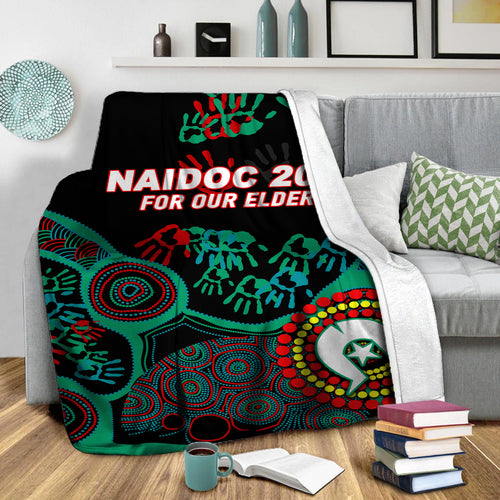 NAIDOC Week 2023 Aboriginal Art For Our Elders Blanket - LT12