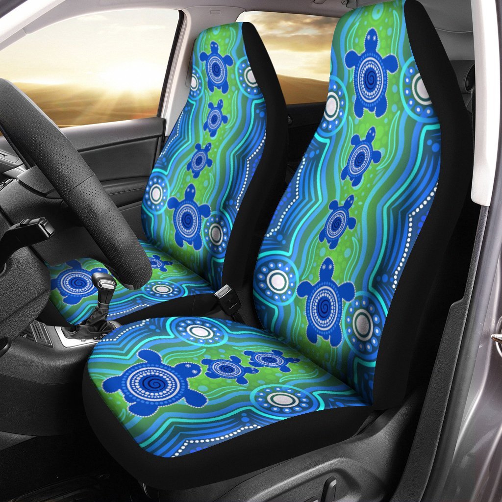 1staustrali-aboriginal-car-seat-covers-aboriginal-turtle-family