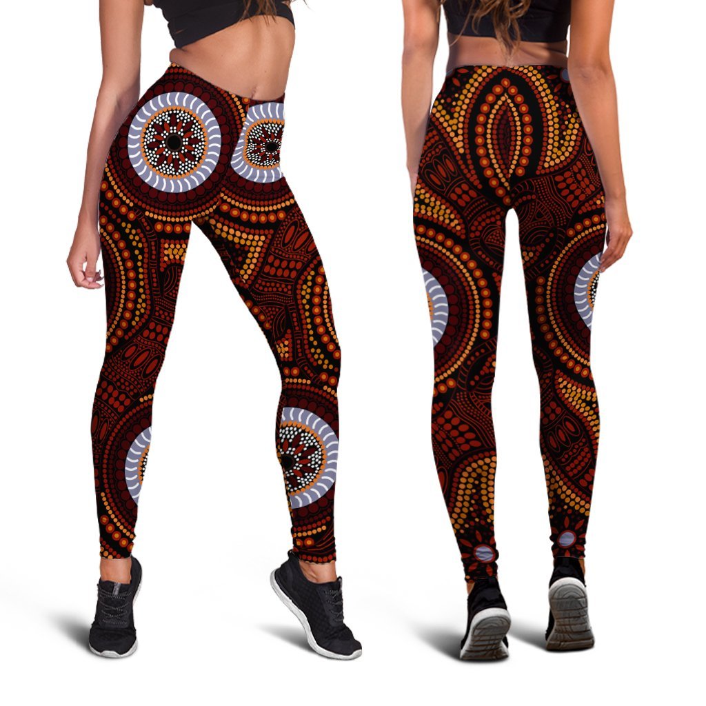 aboriginal-womens-leggings-aboriginal-human-dot-painting-art