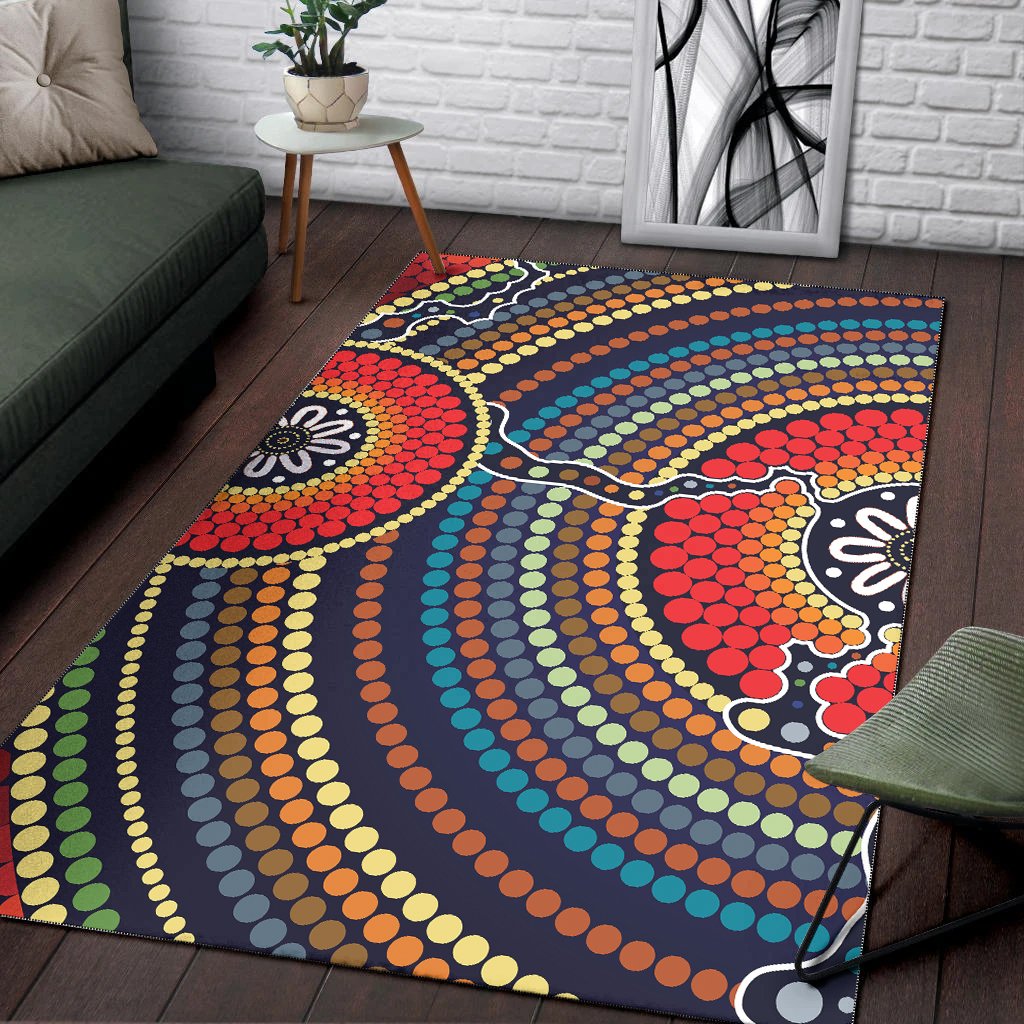 area-rug-aboriginal-dot-painting-rug-ver11
