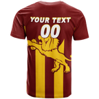 (Custom Personalised) Lions Harvey Brunswick Leschenault Football 2022 T-Shirt - LT12