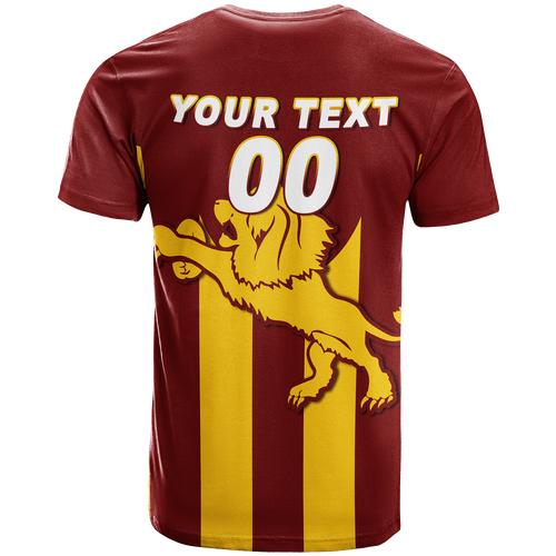 (Custom Personalised) Lions Harvey Brunswick Leschenault Football 2022 T-Shirt - LT12