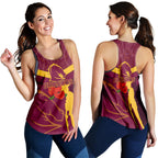 Brisbane Broncos Anzac Day Women Tank Top - Indigenous Art