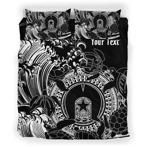 customaboriginal-bedding-set-torres-strait-islands-in-wave-black