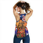 Australia Anzac Day 2021 Women's Racerback Tank - Anzac Day Commemoration 1939 - 1945 - Vibe Hoodie
