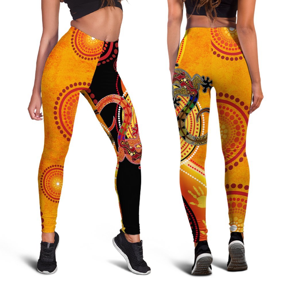aboriginal-leggings-couple-aboriginal-lizards