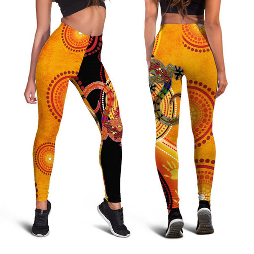 aboriginal-leggings-couple-aboriginal-lizards