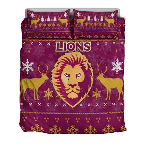 brisbane-lion-bedding-set-christmas-ugly-style