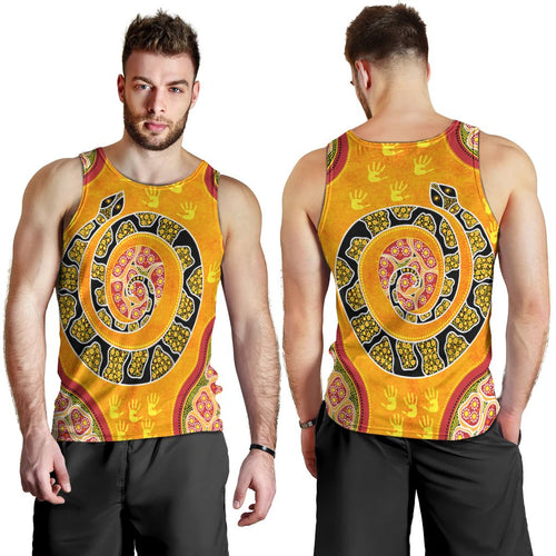 men-tank-top-aboriginal-unique-style-snake-orange-color-2021