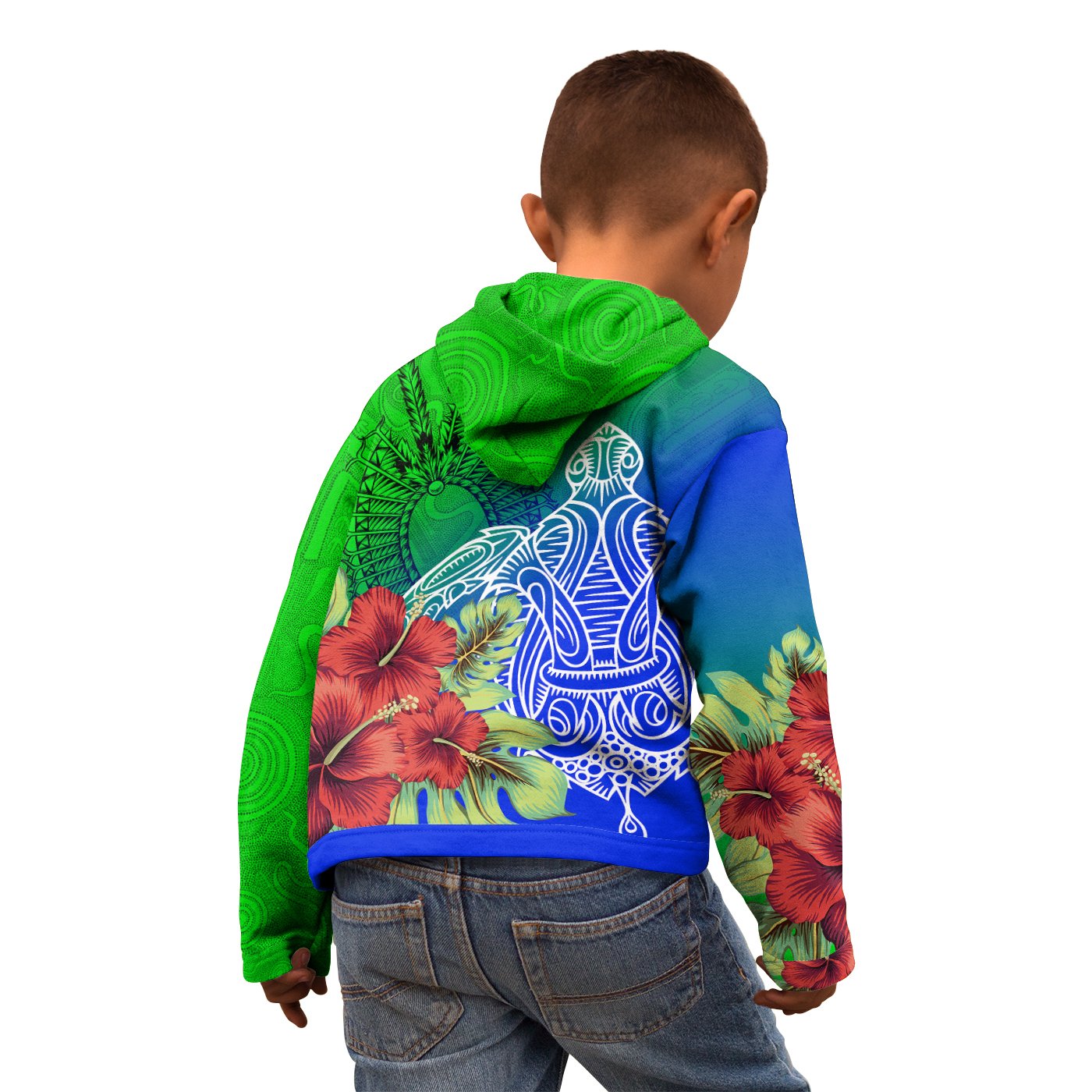 torres-strait-islanders-hoodie-kids-ocean-hibiscus
