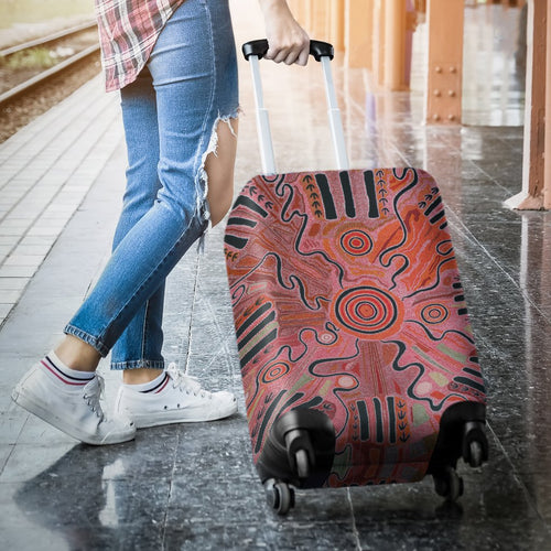 aboriginal-luggage-covers-indigenous-footprint-landscape