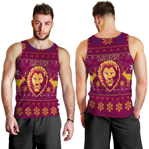 brisbane-lion-men-tank-top-christmas-ugly-style