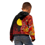 kids-aboriginal-hoodie-red-indigenous-flag