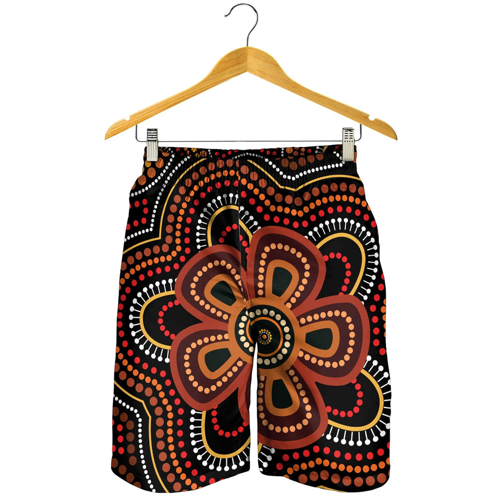 aboriginal-men-shorts-aboriginal-dot-painting-flowers-style-ver02