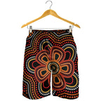 aboriginal-men-shorts-aboriginal-dot-painting-flowers-style-ver02
