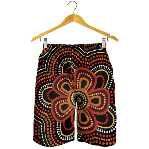 aboriginal-men-shorts-aboriginal-dot-painting-flowers-style-ver02