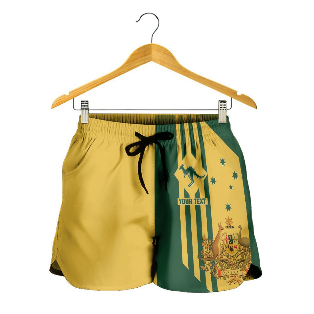 [Custom] Women's Shorts -  Australia Kangaroo Sign National Color - Vibe Hoodie