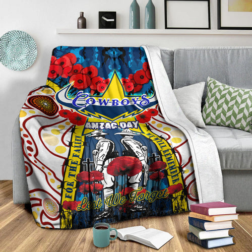 copy-of-cowboys-rugby-anzac-day-watercolour-blanket-custom-remembrance-cowboys-with-poppy-flower