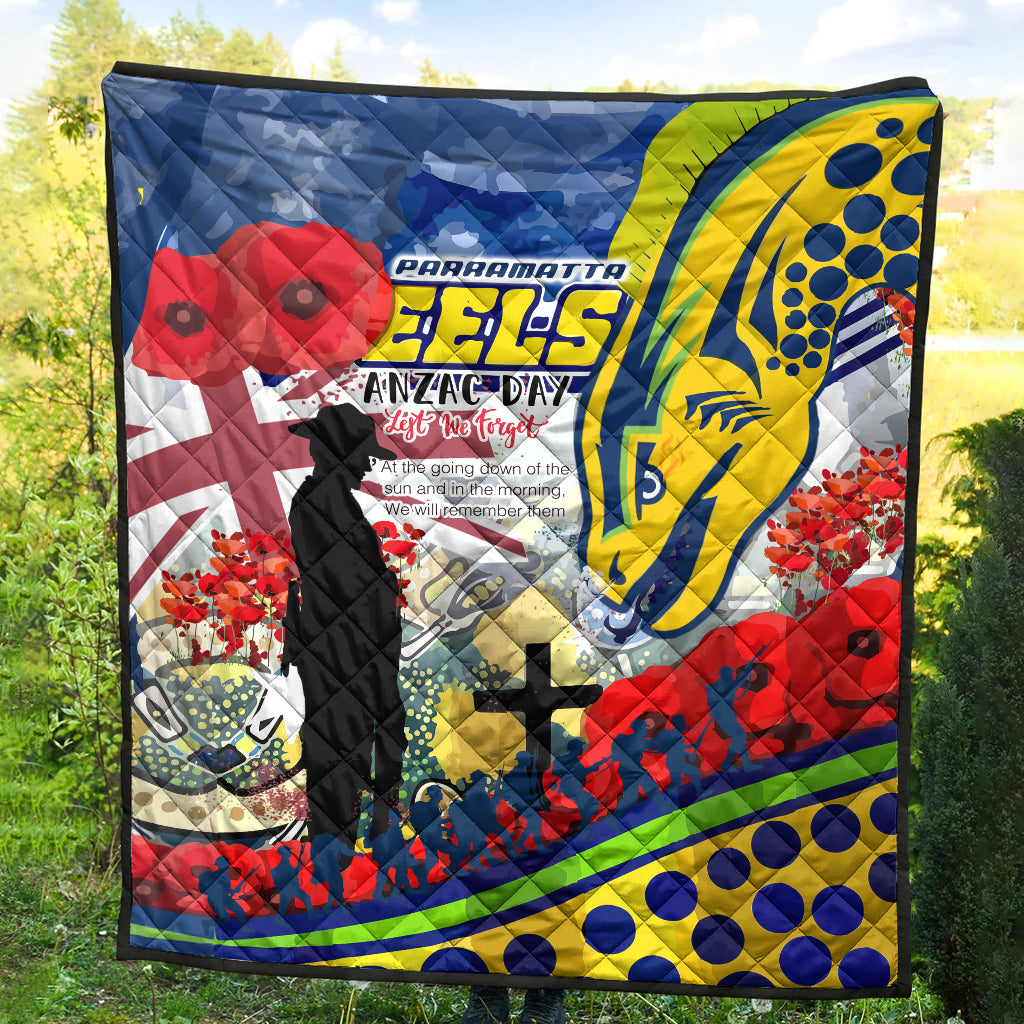 eels-rugby-australia-anzac-day-quilt-custom-remembrance-lest-we-forget-eels-with-anzac-poppy-watercolour-style