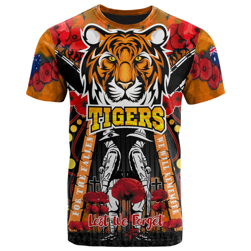 tigers-rugby-anzac-day-watercolour-t-shirt-custom-remembrance-west-tigers-with-poppy-flower