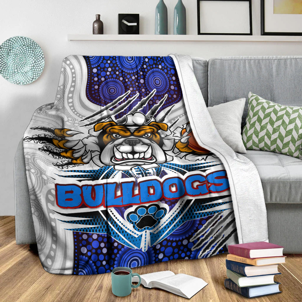 bulldogs-rugby-custom-aboriginal-blanket-indigenous-super-bulldogs