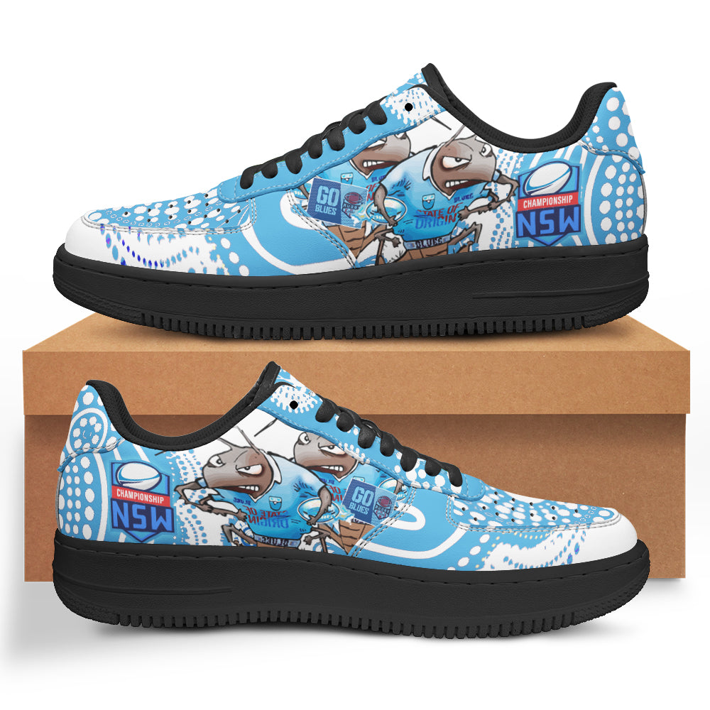 nsw-rugby-league-team-low-top-sneakers-f1-nsw-blues-super-cockroaches-with-aboriginal-culture-state-of-origin-low-top-sneakers