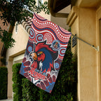 roosters-rugby-easts-to-win-flag-custom-indigenous-sydney-roosters-with-aboriginal-patterns-flag