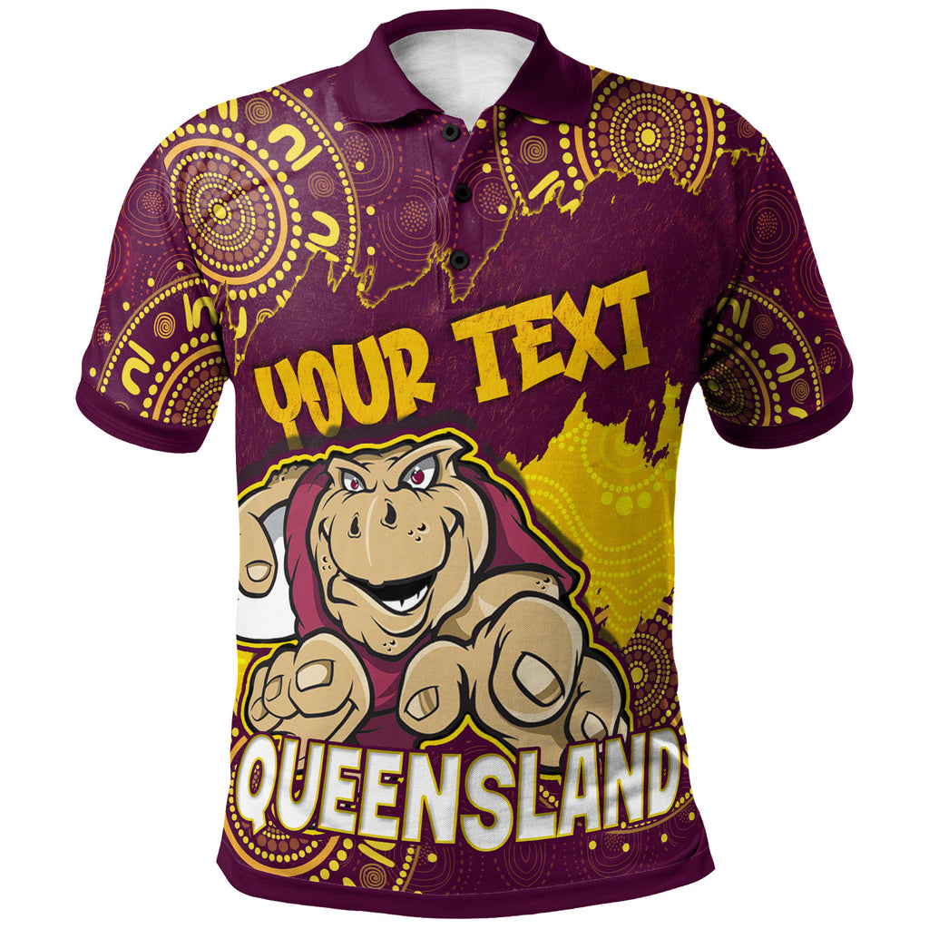 queensland-rugby-league-team-polo-shirt-custom-qld-cane-toad-state-of-origin-aboriginal-wrap-polo-shirt