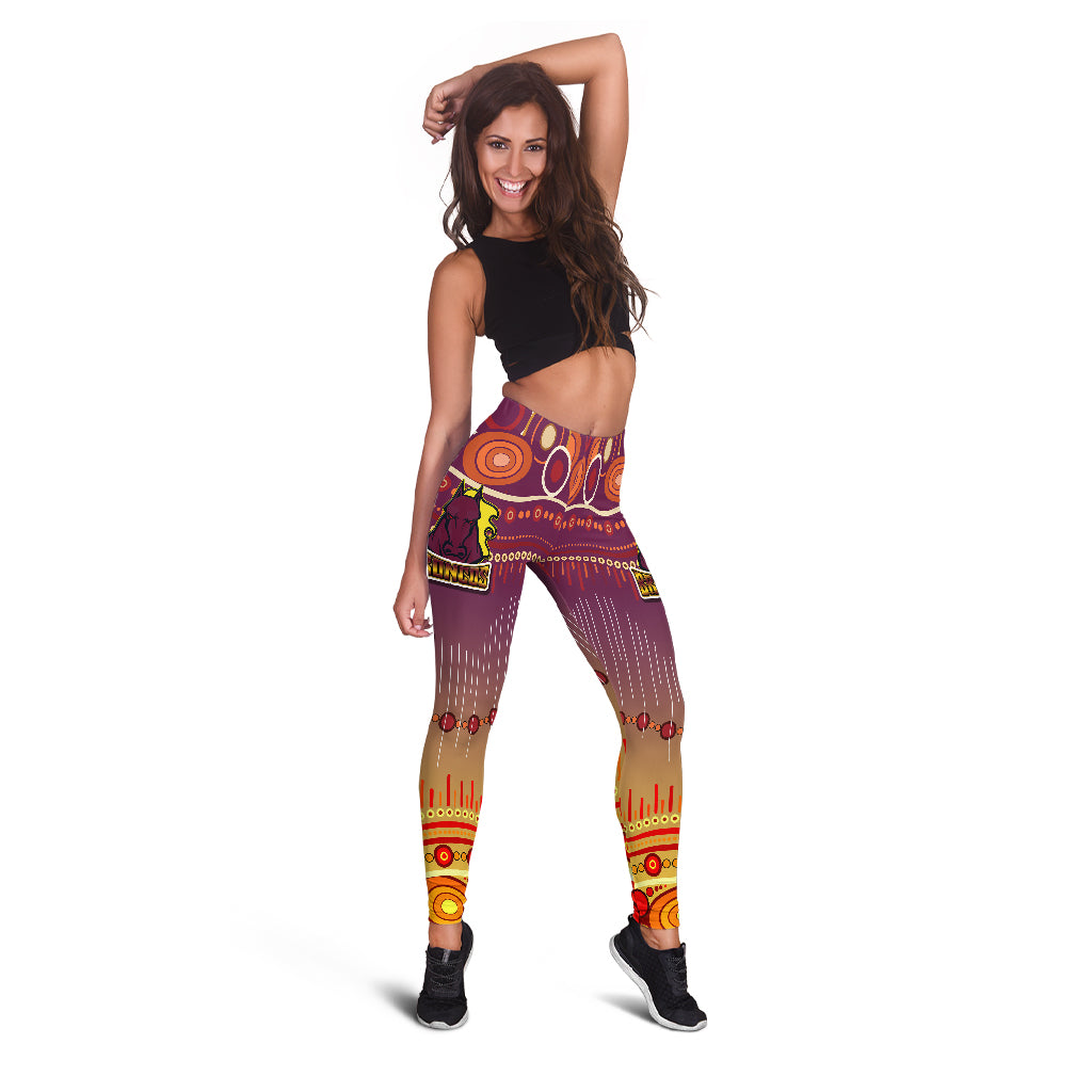 broncos-rugby-leggings-horse-aboriginal-patterns-leggings
