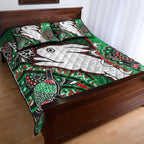 south-sydney-rabbitohs-rugby-custom-quilt-bed-set-indigenous-dreaming-rabbitohs