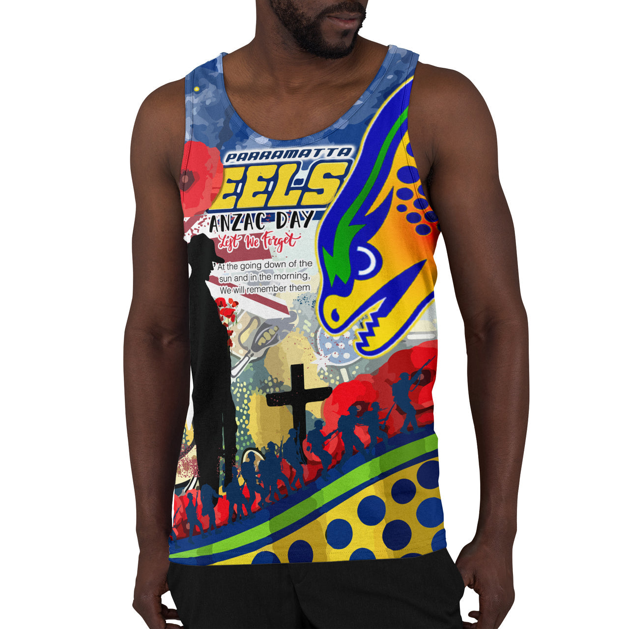 eels-rugby-australia-anzac-day-lest-we-forget-custom-men-tank-top-remembrance-eels-with-anzac-poppy-watercolour-style