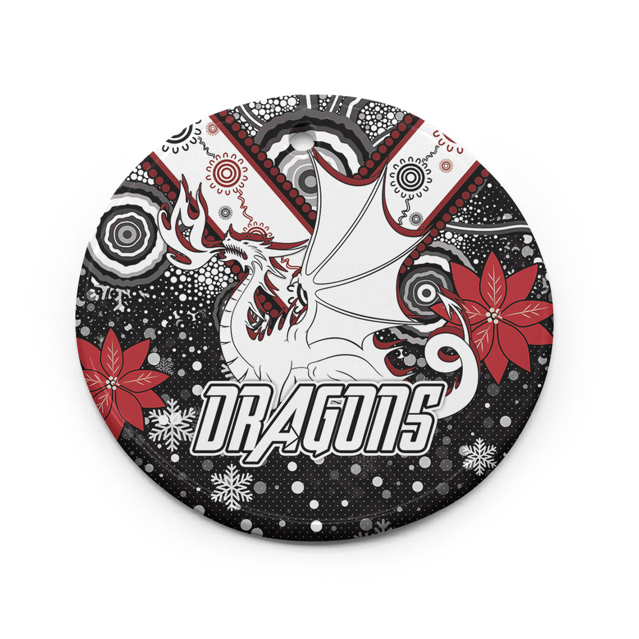st-george-christmas-ceramic-ornament-christmas-indigenous-dragons