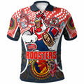 roosters-rugby-polo-shirt-custom-sydney-roosters-champion-mascot-with-aboriginal-art-personalised-player-and-number-polo-shirt