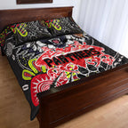 panthers-rugby-aboriginal-quilt-bed-set-indigenous-super-black-panthers-scratch-style