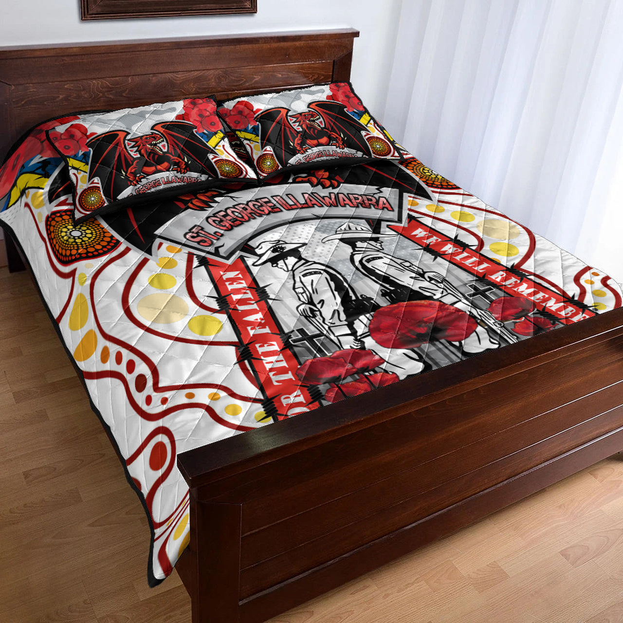 st-george-rugby-anzac-day-watercolour-custom-quilt-bed-set-remembrance-dragons-with-poppy-flower