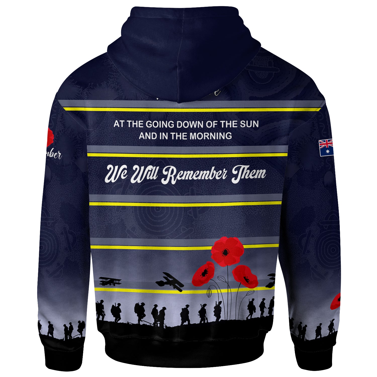 australia-north-queensland-anzac-custom-hoodie-keeping-the-spirit-alive-hoodie