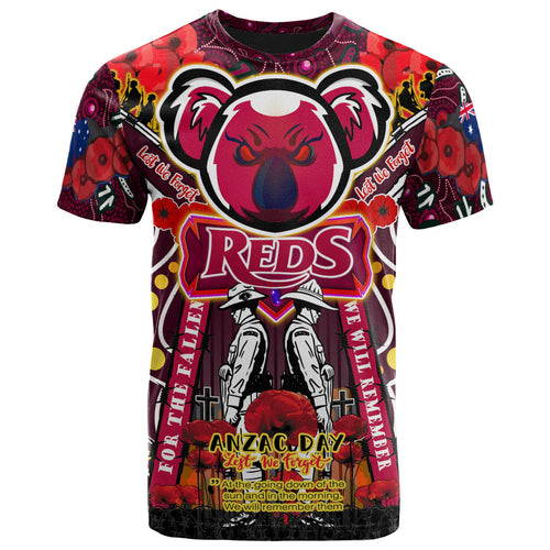 reds-rugby-anzac-aboriginal-custom-watercolour-t-shirt-remembrance-queensland-reds-with-koala-and-poppy-flower