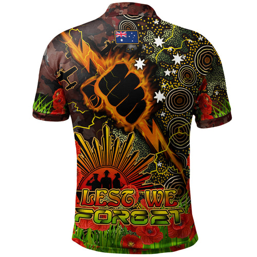 storm-rugby-polo-shirt-custom-anzac-storm-with-remembrance-poppy-and-indigenous-patterns-polo-shirt