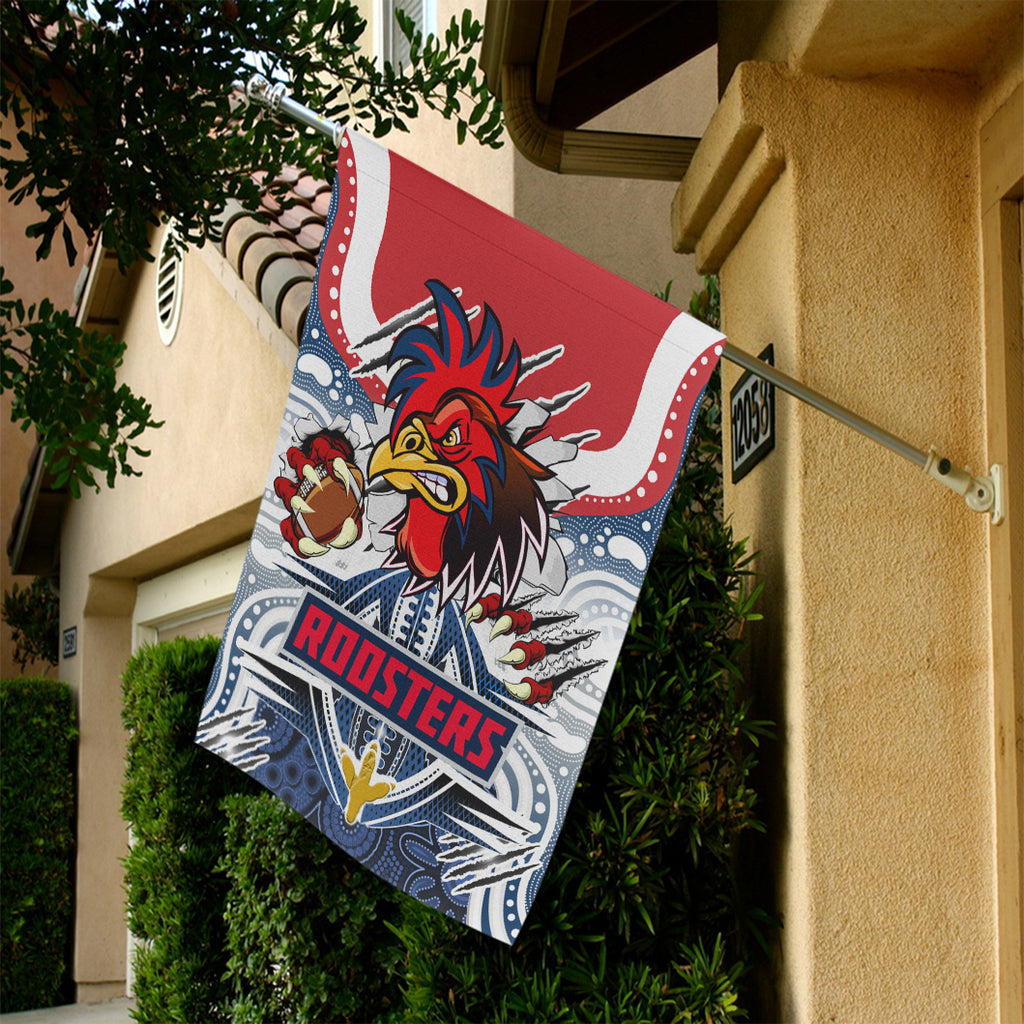 roosters-rugby-aboriginal-custom-flag-super-indigenous-sydney-roosters-scratch-style-flag