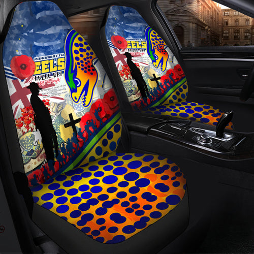 eels-rugby-australia-anzac-day-lest-we-forget-custom-car-seat-cover-remembrance-eels-with-anzac-poppy-watercolour-style