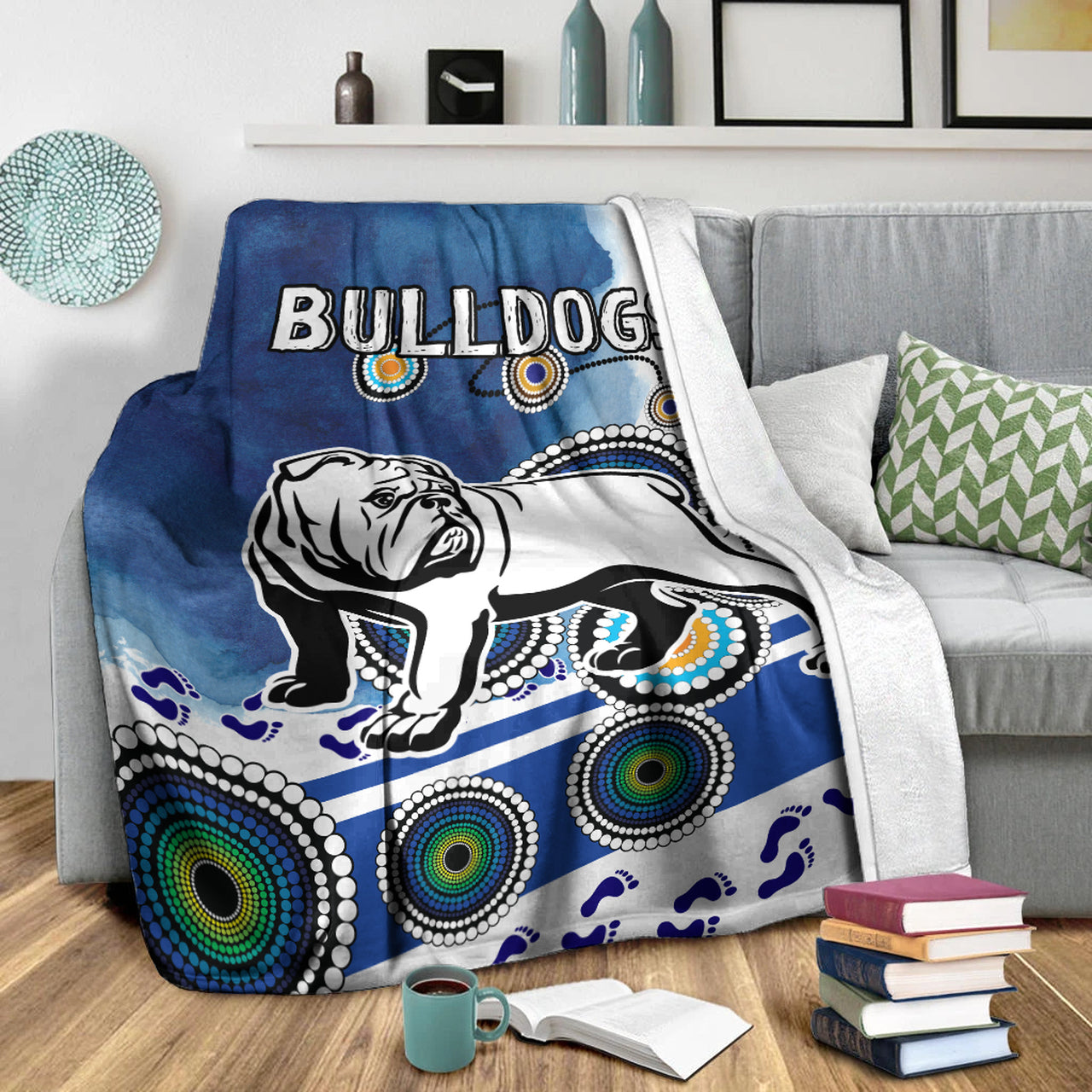 bulldogs-rugby-blanket-custom-indigenous-bulldogs-blanket