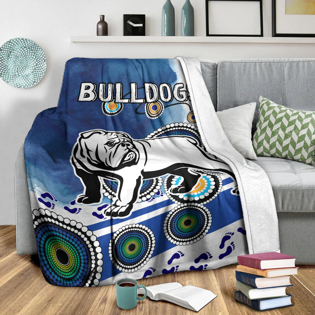 bulldogs-rugby-blanket-custom-indigenous-bulldogs-blanket